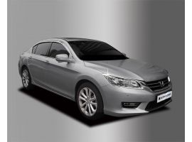 Хромированные молдинги на передние фары Honda Accord 2012-2014