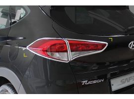 Молдинги на задние фонари хром Hyundai Tucson TL 2015-2020