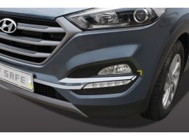 Молдинги противотуманных фар (передние + задние) Hyundai Tucson TL 2015-2020