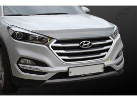 Молдинги решетки радиатора для Hyundai Tucson TL 2015-2020