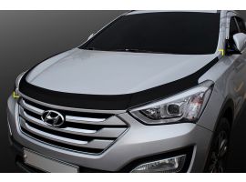 Дефлектор капота (Мухобойка) Hyundai Santa Fe DM / Grand Santa Fe / Maxcruz