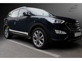 Молдинги дверей хромированные Hyundai Santa Fe DM 2012-2018