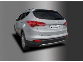 Хромированная накладка лючка бака Hyundai Santa Fe DM / Grand Santa Fe / Maxcruz