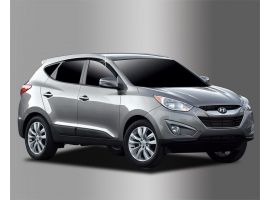 Декоративные накладки кузова Дефлекторы (ветровики) окон темные Hyundai Tucson IX35 2009-2015