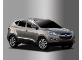 Зеркала Дефлекторы (ветровики) окон хромированные Hyundai Tucson IX35 2009-2015