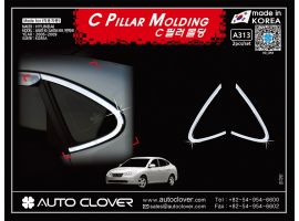 Молдинги задних форточек хромированные Hyundai Avante Elantra HD 2006-2010