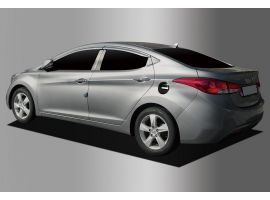 Накладка бензобака черная для Hyundai Elantra Avante MD 2011-2016