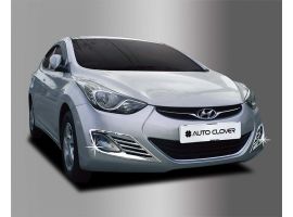 Молдинги противотуманных фар хромированные Hyundai Elantra Avante MD 2011-2013