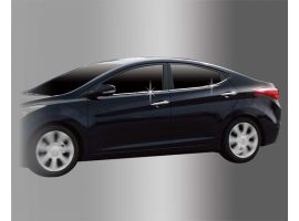 Хромированные накладки на низа окон Hyundai Elantra Avante MD 2011-2016