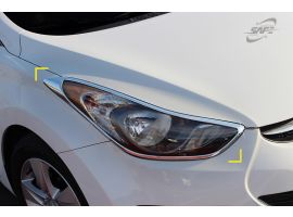 Окантовки передних фар для Hyundai Elantra Avante MD 2011-2016