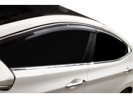 Верхние и нижние молдинги стекол хром пакет нержавейка Hyundai Elantra Avante MD 2011-2016