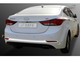 Хром молдинг заднего бампера для Hyundai Elantra Avante MD 2014-2016