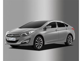 Декоративные накладки фар Дефлекторы (ветровики) окон хром 4 шт Hyundai sedan I40 2011-2017