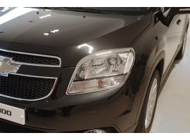 Молдинги передних фар хромированные Chevrolet Orlando