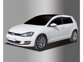 Декоративные накладки кузова Дефлекторы (ветровики) окон хром для Volkswagen Golf 2012 - 2023