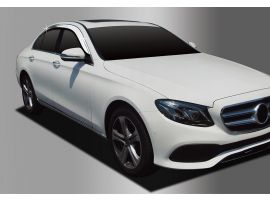 Дефлекторы (ветровики) окон хромированные для Mercedes-Benz E CLASS 2016-2024