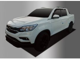 Дефлекторы (ветровики) окон темные для Ssang Yong REXTON SPORTS KHAN 2020-2025