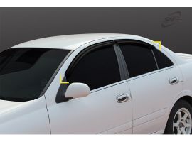 Дефлекторы (ветровики) на окна черные Nissan Almera Classic