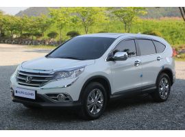 Дефлекторы (ветровики) окон с хром молдингом для Honda CR-V 2012-2016