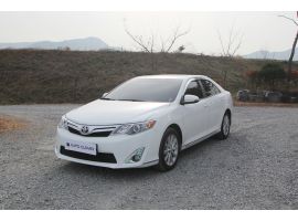 Декоративные накладки фар Молдинги на передний и задний бампера хром Toyota Camry 2012-2014