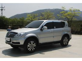 Дефлекторы (ветровики) окон хром для Ssang Yong Rexton