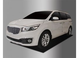 Накладки (молдинги) на уголки передние хромированные KIA Carnival 2014-2020