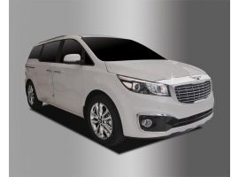 Декоративные накладки кузова Дефлектор капота хром с эмблемой KIA ALL NEW CARNIVAL 2014-2020