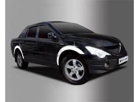 Хром молдинги колесных арок Ssang Yong Actyon (Korando) Sports 2008-2012