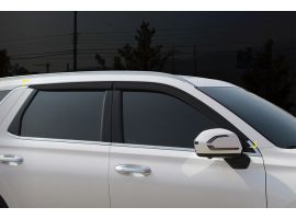 Дефлекторы (ветровики) окон тёмне для Hyundai Palisade