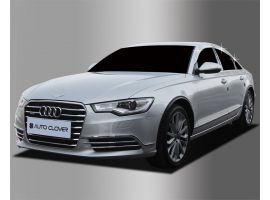 Декоративные накладки кузова Дефлекторы (ветровики) окон хром 6 шт. для Audi A6 / C7