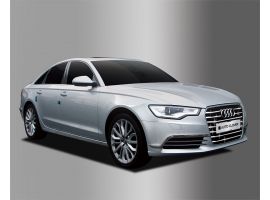 Накладки (молдинги) хромированные на решетку радиатора Audi A6 / C7