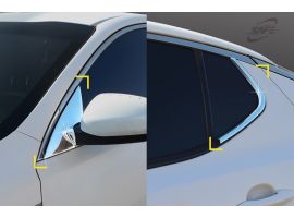Хром накладки на крепление зеркал и задние стойки для KIA Optima K5 TF 2011-2015